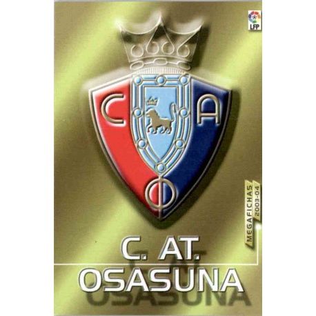 Escudo Osasuna 217 Megafichas 2003-04