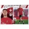 Cromo de Van Der Heyden Últimos Fichajes Liga Este 2023-24 3º Edición