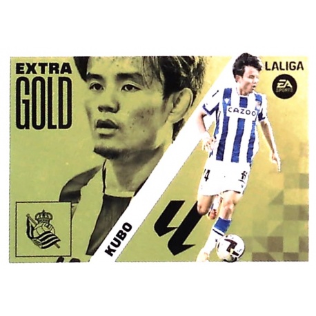 Cromo de Kubo Extra Gold Real Sociedad Liga Este 2023 2024