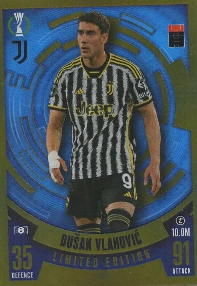 Offer Soccer Cards Dušan Vlahović Juventus Limited Edition