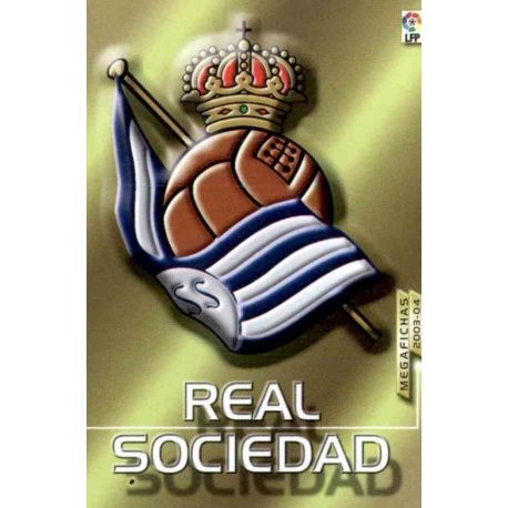 Escudo Real Sociedad 271 Megafichas 2003-04