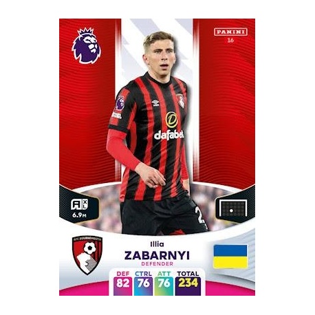 Illya Zabarnyi AFC Bournemouth 16