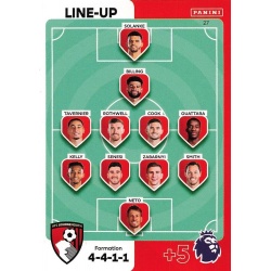 Line-Up AFC Bournemouth 27
