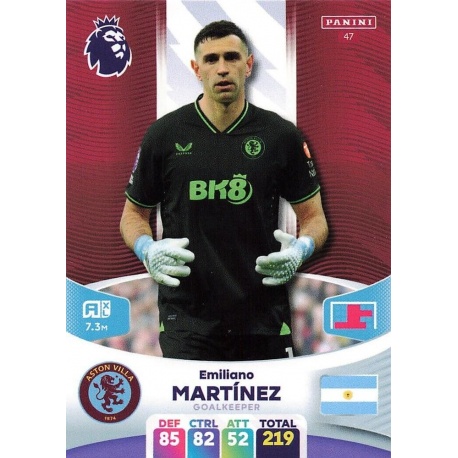 Comprar Online Emiliano Martínez Aston Villa Panini Adrenalyn XL Premier League 2023/24