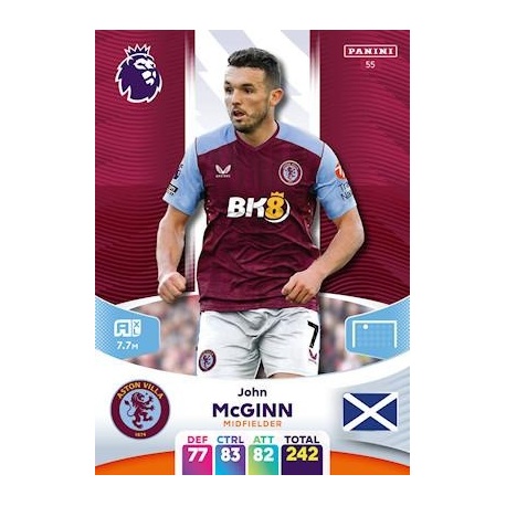 John McGinn Aston Villa 55