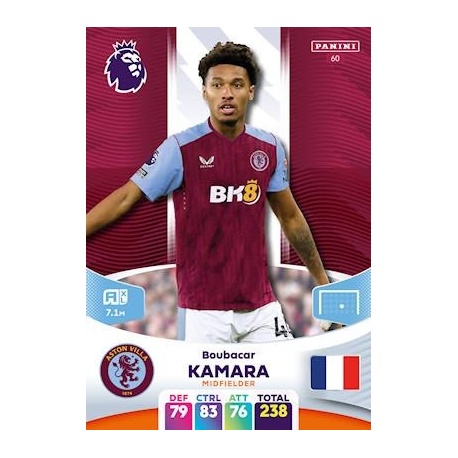 Boubacar Kamara Aston Villa 60