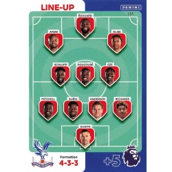 Line-Up Crystal Palace 153