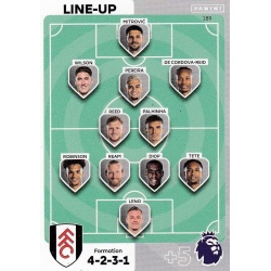 Line-Up Fulham 189