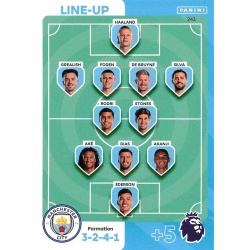 Line-Up Manchester City 243