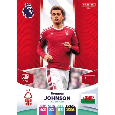 Brennan Johnson Nottingham Forest 296