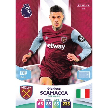 Gianluca Scamacca West Ham United 346