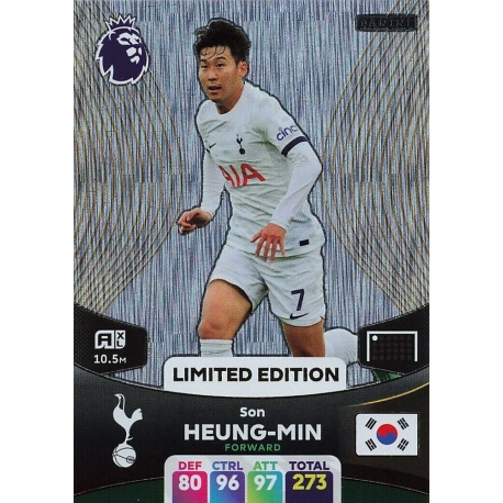 Compra Cromos Son Heung-Min Limited Edition Adrenalyn XL Premier League 2024