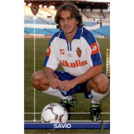 Savio Nuevo Fichaje Zaragoza 456 Megafichas 2003-04