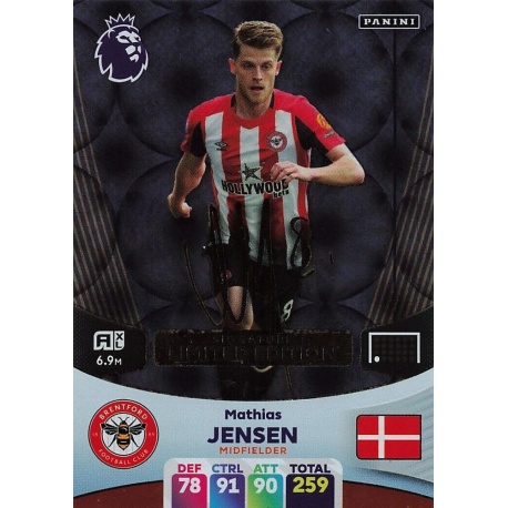 Mathias Jensen Limited Edition Gold Foil Signature Brentford