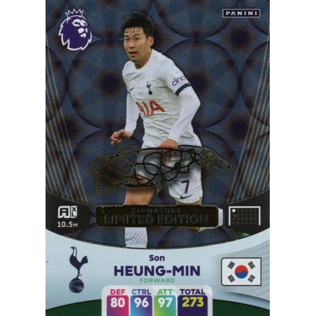 Son Heung-Min Limited Edition Gold Foil Signature