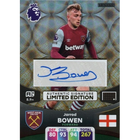 Jarrod Bowen Limited Edition Authentic Signature