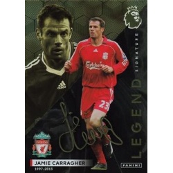 Jamie Carragher Limited Edition Legends Gold Foil Signature Liverpool
