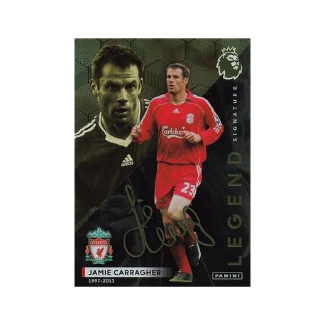 Jamie Carragher Limited Edition Legends Gold Foil Signature Liverpool