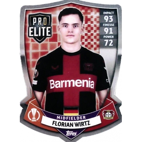 Florian Wirtz Pro Elite Chrome Shield Bayer 04 Leverkusen SH16