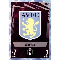 Club Badge Crystal Aston Villa 1