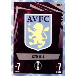 Club Badge Crystal Aston Villa 1
