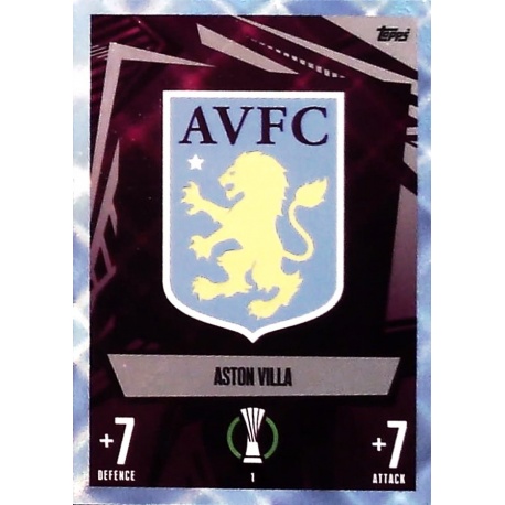 Club Badge Crystal Aston Villa 1