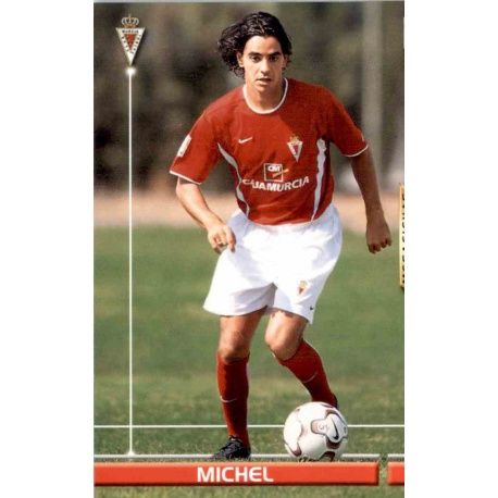 Michel Nuevo Fichaje Murcia 468 Megafichas 2003-04