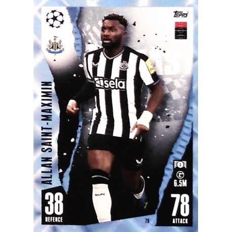 Offer Soccer Cards Allan Saint Maximin Newcastle United Crystal Topps 