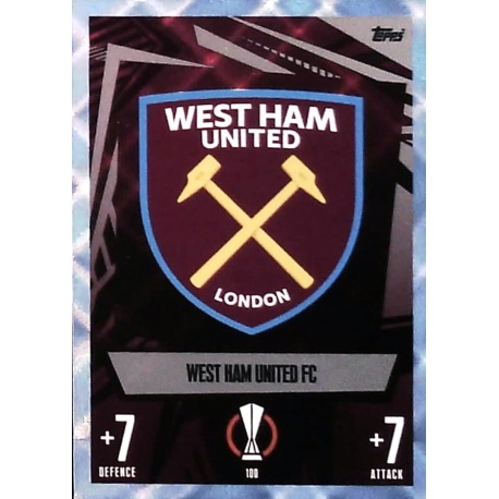 Club Badge Crystal West Ham United 100