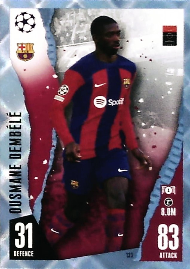 Topps Barcelona / Ousmane Dembele / デンベレ Sale Cards Ousmane Dembélé Electro 2022-23 Topps Fc Barcelona Fan Set
