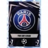Oferta Trading Card Club Badge PSG Crystal Match Attax 23/24 Topps