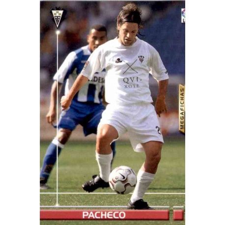 Pacheco Nuevo Fichaje Albacete 495 Megafichas 2003-04