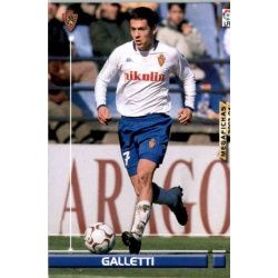 Galletti Zaragoza 357 Megafichas 2003-04