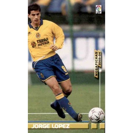 Jorge Lopez Villareal 337 Megafichas 2003-04