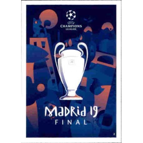 Road to Madrid Poster UP2 Match Attax Champions 2018-19