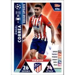 Ángel Correa Atlético de Madrid UP7 Match Attax Champions 2018-19