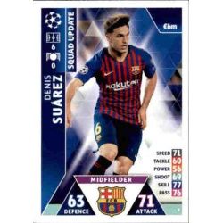 Denis Suárez Barcelona UP9 Match Attax Champions 2018-19