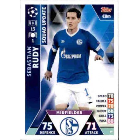 Sebastian Rudy Schalke 04 UP19 Match Attax Champions 2018-19