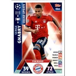 Serge Gnabry Bayern Munich UP23 Match Attax Champions 2018-19