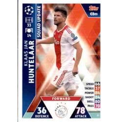 Klaas Jan Huntelaar Ajax UP27 Match Attax Champions 2018-19