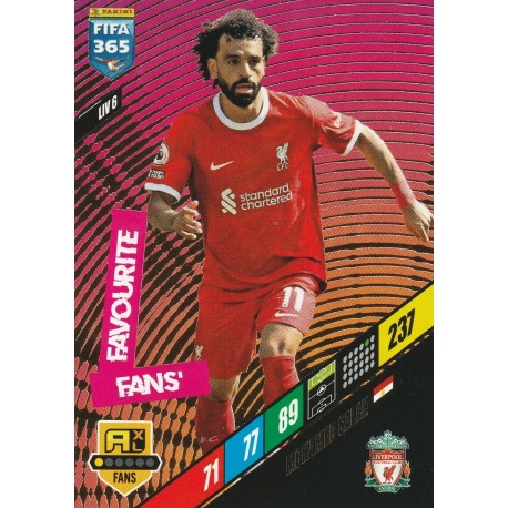 Mohamed Salah Fans' Favourite Liverpool LIV 6