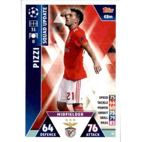 Pizzi Benfica UP32 Match Attax Champions 2018-19