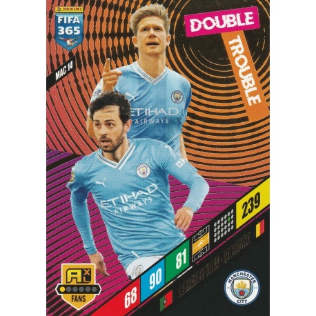 Bernardo Silva / De Bruyne Double Trouble Manchester City MAC 14