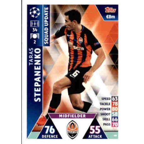 Taras Stepanenko Shakhtar Donetsk UP40 Match Attax Champions 2018-19