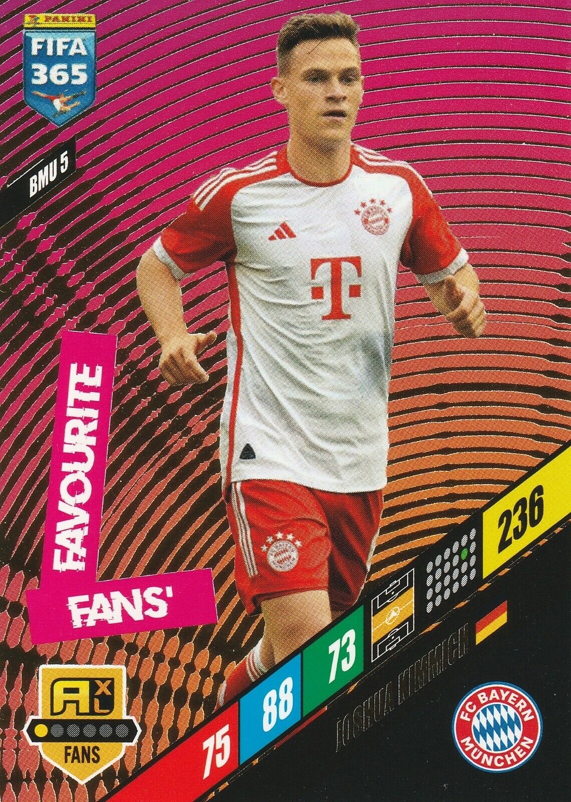 Buy Cards Joshua Kimmich Fans' Favourite Panini Fifa 365 Adrenalyn