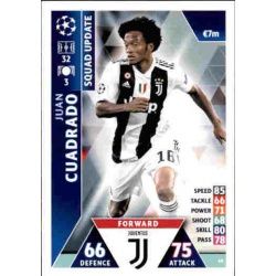Juan Cuadrado Juventus UP49 Match Attax Champions 2018-19