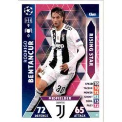 Rodrigo Bentancur Rising Star UP61 Match Attax Champions 2018-19