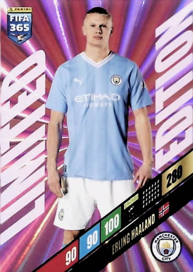 Sale Cards Erling Haaland Limited Edition Panini Fifa 365 Adrenalyn XL 2024