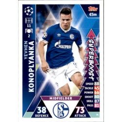 Yevhen Konoplyanka Super Boost UP74 Match Attax Champions 2018-19