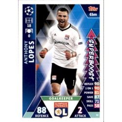 Anthony Lopes Super Boost UP82 Match Attax Champions 2018-19